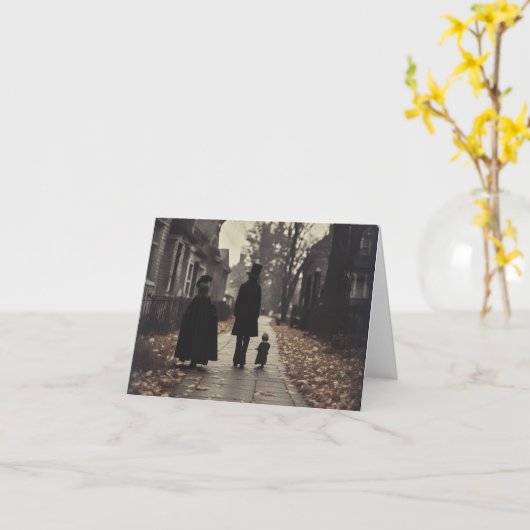 seltsamer Halloween-Trick oder Behandlung Karte (Gelbe Blume)