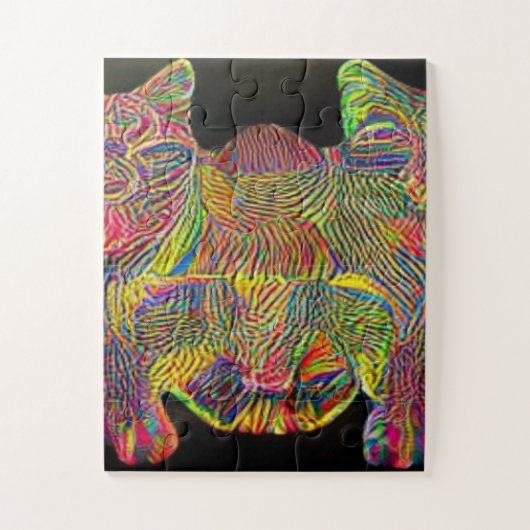 seltsamer Kool Katz Puzzle (Vertikal)