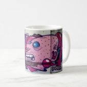 Seltsamer Kopf Kaffeetasse (VorderseiteRechts)