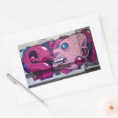 Seltsamer Kopf Rechteckiger Aufkleber (Umschlag)