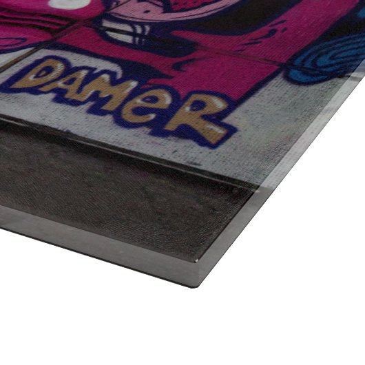 Seltsamer Kopf Schneidebrett (Ecke)