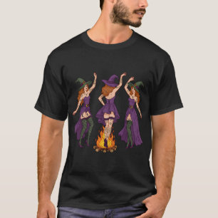 Seltsamer Mädchenclub Meerjungfrau Muschel Vintage T-Shirt