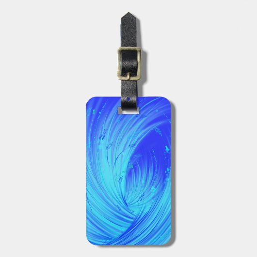 Seltsamer Ozean Gepäckanhänger (Vorderseite vertikal)