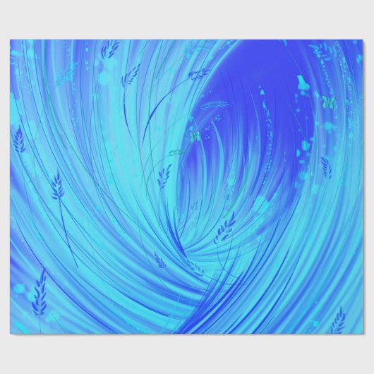 Seltsamer Ozean Geschenkpapier (Flach)