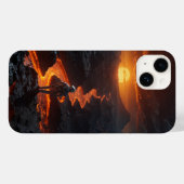 Seltsamer Planet Case-Mate iPhone Hülle (Rückseite (Horizontal))