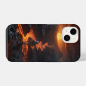 Seltsamer Planet iPhone Hülle (Rückseite (Horizontal))