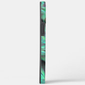 Seltsamer Satin-Ton, grün bis kohlenstoffhaltig Case-Mate iPhone Hülle (Rückseite / Rechts)