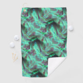 Seltsamer Satin-Ton, grün bis kohlenstoffhaltig Golfhandtuch (Insitu)