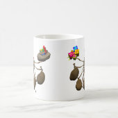 Seltsamer Strampler Weihnachtsmann mit vollen Händ Kaffeetasse (Mittel)