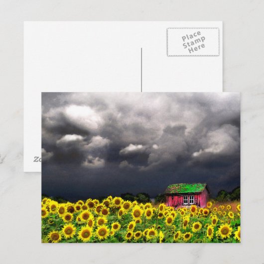 Seltsamer Tag, Postkarten (Vorne/Hinten)