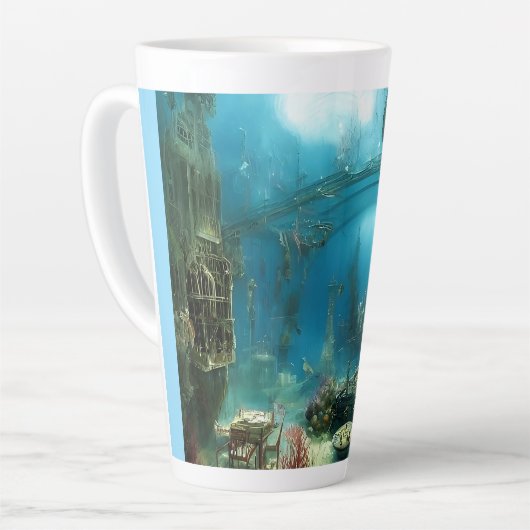 Seltsamer Unterwasser-Lebensraum Milchtasse (Linke Ecke)