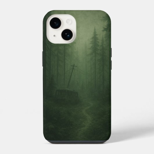 seltsamer Wald iPhone Hülle (Rückseite)