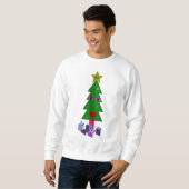 Seltsamer Weihnachtssüßer Sweatshirt (Vorne ganz)