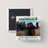 Seltsamerweise Adirondack-Taste (ADK Giant Beaver) Button (Vorne & Hinten)