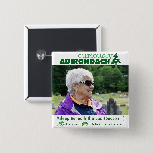 Seltsamerweise Adirondack-Taste (Natalie Leduc) Button (Vorne & Hinten)