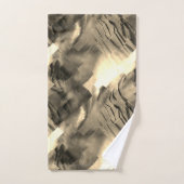 Seltsames abstraktes Mosaik mit Farbschock Badhandtuch Set (Handtuch)