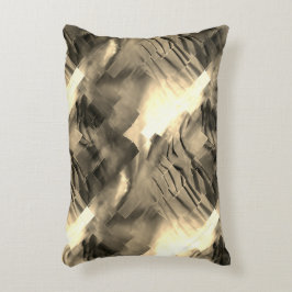 Seltsames abstraktes Mosaik mit Farbschock Dekokissen