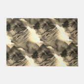 Seltsames abstraktes Mosaik mit Farbschock Fußmatte (Vorderseite)