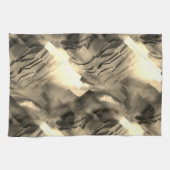 Seltsames abstraktes Mosaik mit Farbschock Geschirrtuch (Horizontal)