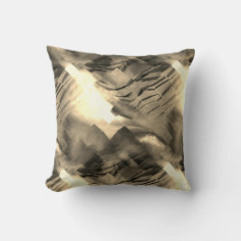 Seltsames abstraktes Mosaik mit Farbschock Kissen