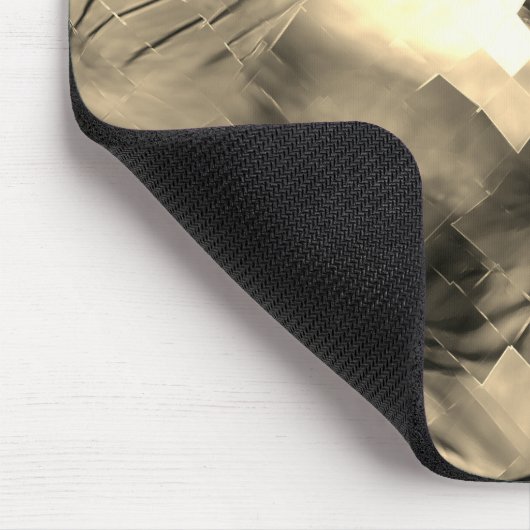 Seltsames abstraktes Mosaik mit Farbschock Mousepad (Ecke)