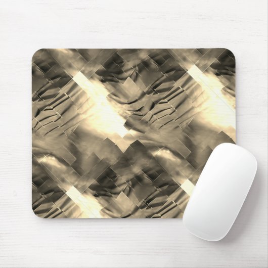 Seltsames abstraktes Mosaik mit Farbschock Mousepad (Mit Mouse)