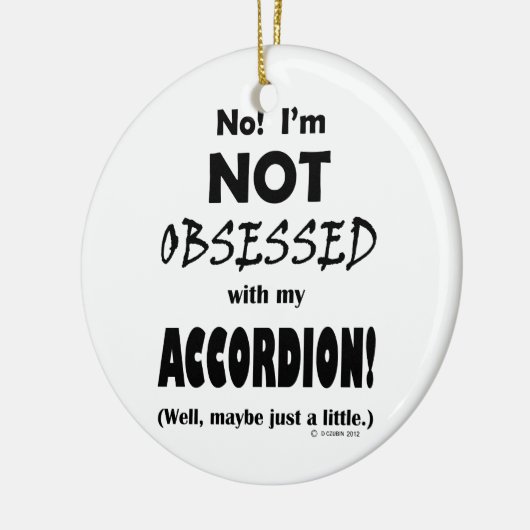 Seltsames Accordion Keramikornament (Links)