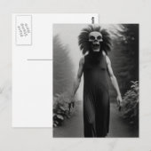 Seltsames Bizarre Monster Halloween Postkarte (Vorne/Hinten)