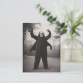 Seltsames Bizarre Monster Halloween Postkarte (Stehend Vorderseite)