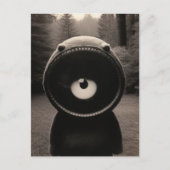 Seltsames Bizarre-Wald, Halloween Postkarte (Vorderseite)