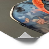 Seltsames Foto von Toten | Art der AI Poster (Ecke)