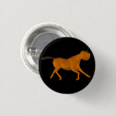 Seltsames Galoppinghorn Button (Vorne & Hinten)
