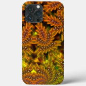 Seltsames gelbliches Kaleidoskop über abstraktes B Case-Mate iPhone Hülle (Rückseite)