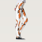 [Seltsames gewürgtes Vintages Mädchen-] Pop-Kunst Leggings (Rechts)