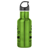 Seltsames Horn Edelstahlflasche (Vorderseite)