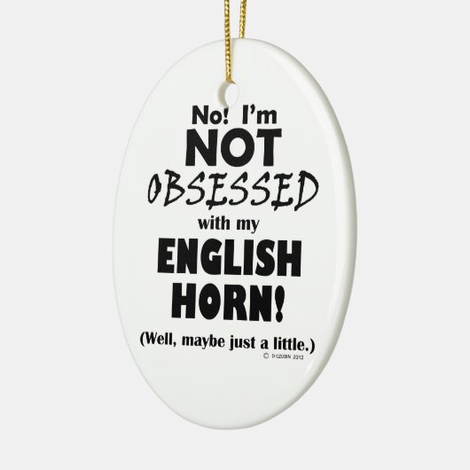 Seltsames Horn Keramikornament (Links)