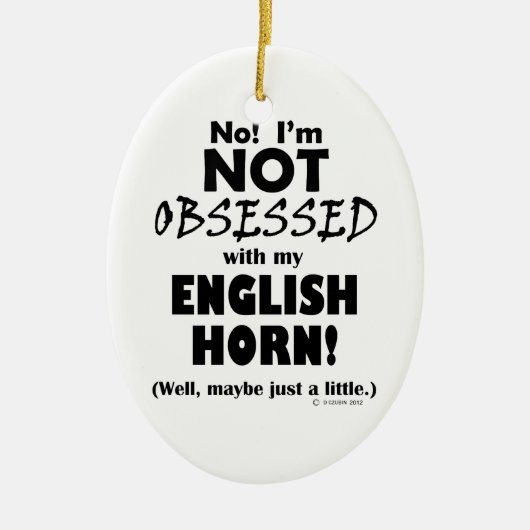 Seltsames Horn Keramikornament (Vorne)