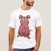 Seltsames Hunde-Meme T-Shirt (Vorderseite)