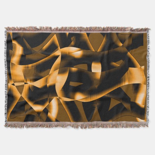 Seltsames Medley verbrannter Bänder, orange und sc Decke (Vorderseite)