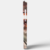 Seltsames Mosaik aus gefärbter und Perlglasstruktu Case-Mate iPhone Hülle (Rückseite / Links)