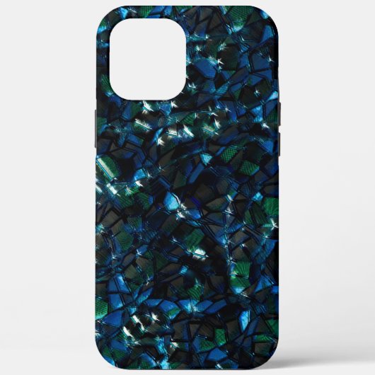 Seltsames Mosaik über dunklem Hintergrund und hell Case-Mate iPhone Hülle (Rückseite)