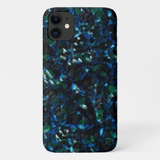 Seltsames Mosaik über dunklem Hintergrund und hell Case-Mate iPhone Hülle (Rückseite)