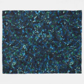 Seltsames Mosaik über dunklem Hintergrund und hell Fleecedecke (Vorderseite (Horizontal))