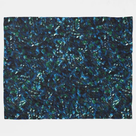 Seltsames Mosaik über dunklem Hintergrund und hell Fleecedecke (Vorderseite (Horizontal))