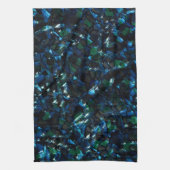 Seltsames Mosaik über dunklem Hintergrund und hell Geschirrtuch (Vertikal)