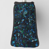 Seltsames Mosaik über dunklem Hintergrund und hell Golf Headcover (Rotieren 90)