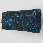 Seltsames Mosaik über dunklem Hintergrund und hell Golf Headcover (Vorderseite)