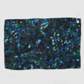 Seltsames Mosaik über dunklem Hintergrund und hell Golfhandtuch (Horizontal)