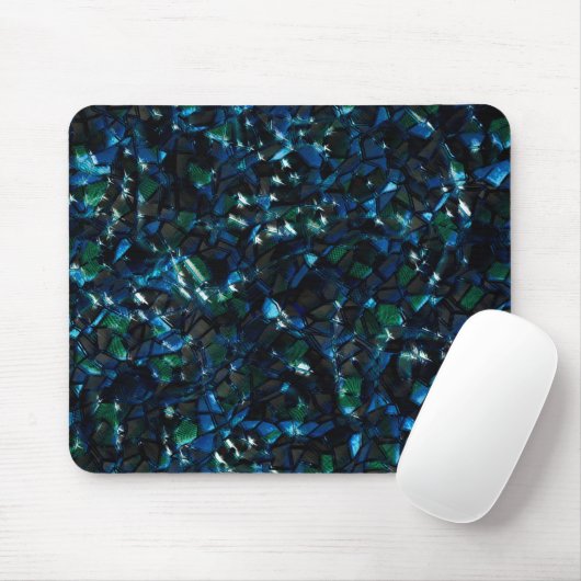 Seltsames Mosaik über dunklem Hintergrund und hell Mousepad (Mit Mouse)