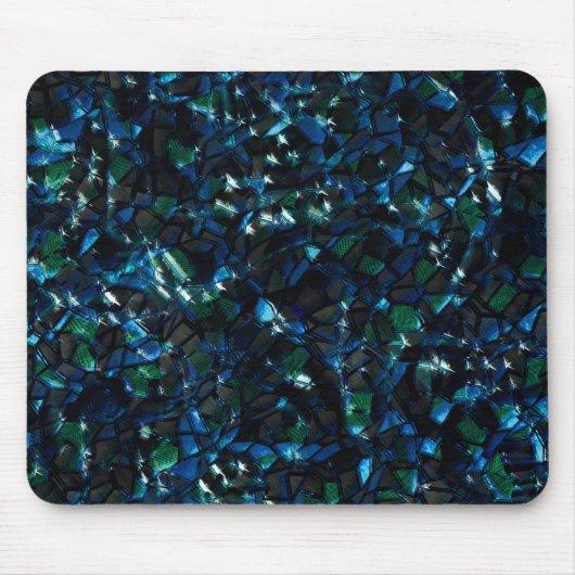 Seltsames Mosaik über dunklem Hintergrund und hell Mousepad (Vorne)